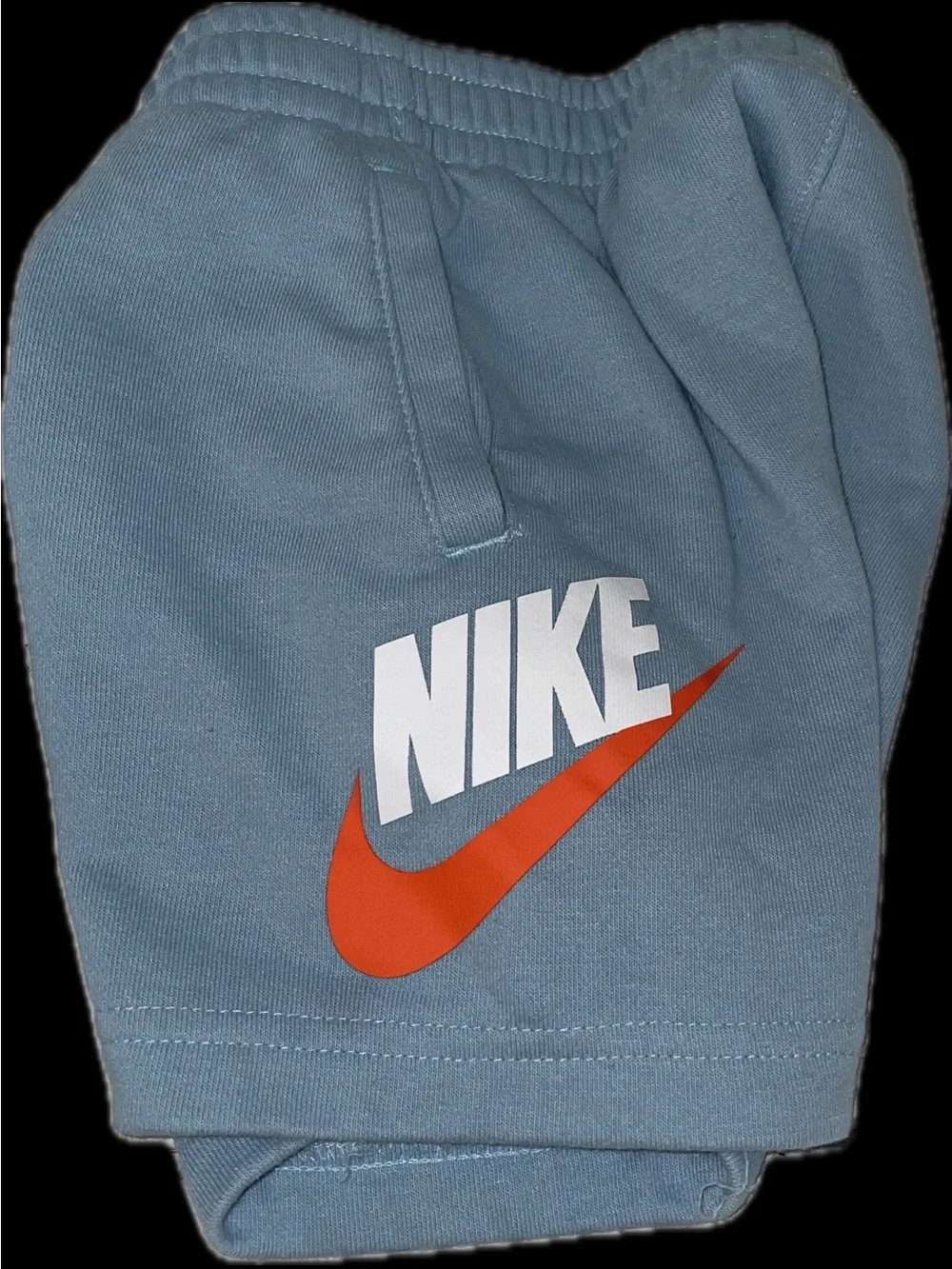 3 pairs of Nike Toddler light & dark Blue Logo Shorts Size 2T worn once